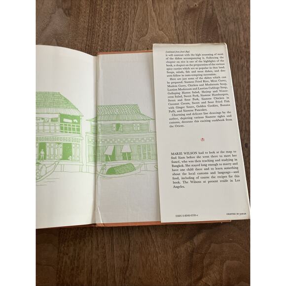 Siamese Cookery by Marie M. Wilson 1965 HC Fifth Printing 1974 Charles Tuttle J - Picture 5 of 10